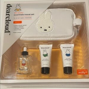 Dearcloud Miffy Skin Purity Essentials Travel Set of 4 Korean Skincare Set NIB